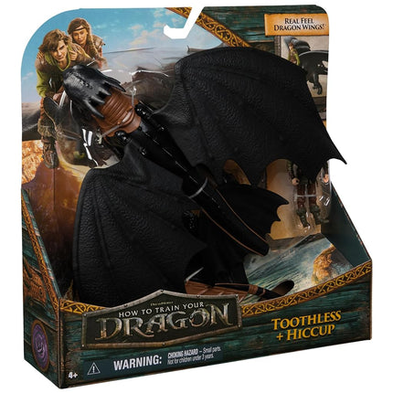 Dreamworks Dragons Toothless & Hiccup Action Figures Viking Rider Duo