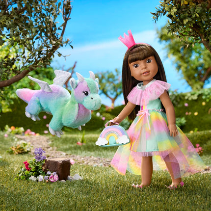American Girl Wellie Wishers Ashlyn's Dragon & Dress-Up Set