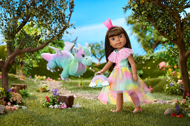 American Girl Wellie Wishers Ashlyn's Dragon & Dress-Up Set