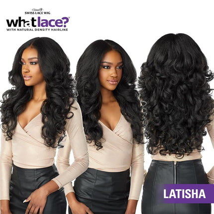 Sensationnel HD Lace Front Wig Cloud 9 What Lace Swiss Lace 13X6 Latisha (FLAMBOYAGECHOCOLATE)