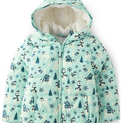 Gymboree girls And Toddler Puffer Jacket, Mint Puffer, 4T