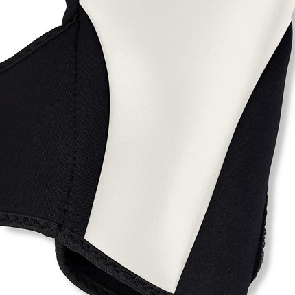 Mitre Impel Goalkeeper Gloves | Shock Absorption | Extra Grip, Black/Grey, Size 10
