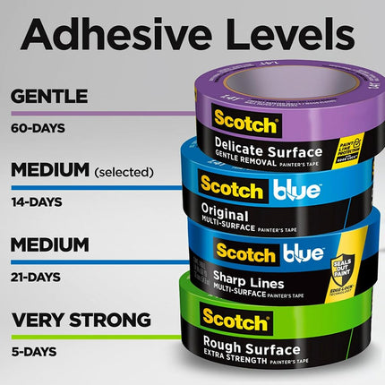 ScotchBlue Painter's Tape, Multi-Use, 2.83-Inch by 60-Yard, 1 Roll