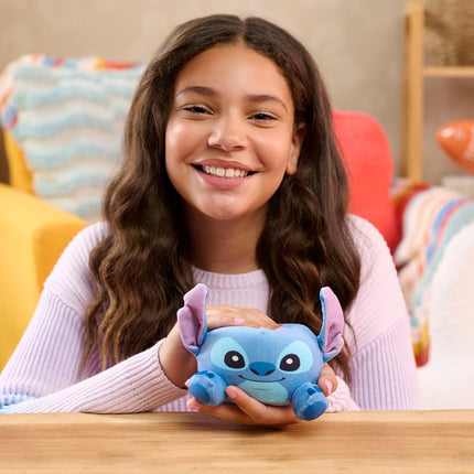 Disney Stitch Small Weighted Stitch Plush, 4 Inch Plush, Stuffed Animal, Alien, Kids Toys for Ages 3 Up by Just Play