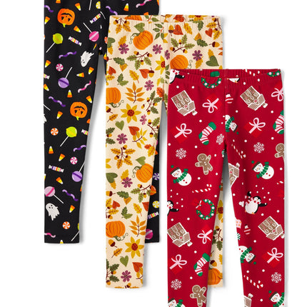 The Children's Place Girls' Fashion Leggings, Spoo