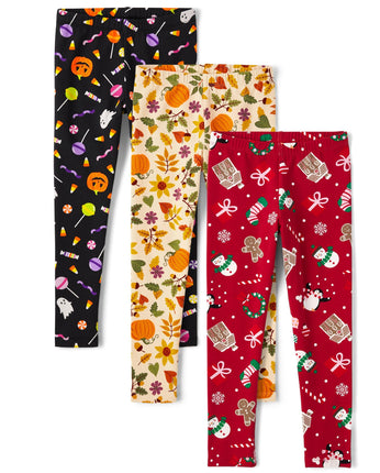 The Children's Place Girls' Fashion Leggings, Spoo