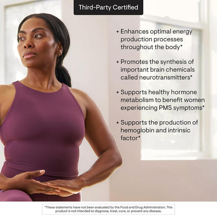 Thorne Research - Pyridoxal 5'-Phosphate - Vitamin B6 Supplement - Nutritional Support For Women with PMS - 180 Capsules