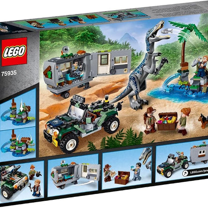 LEGO 75935 Jurassic World Enfrentamiento con el Baryonyx: La Caza del Tesoro, Set de Construcción con Dinosaurio y Buggy Todoterreno de Juguete
