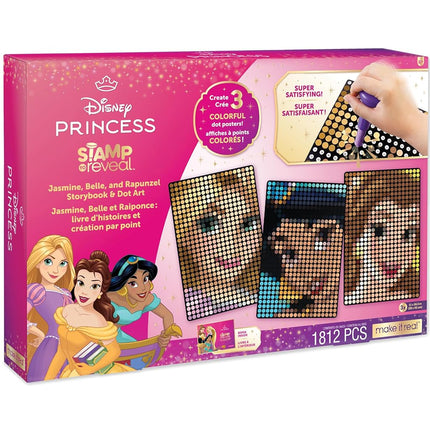 Make It Real Disney Stamp to Reveal Jasmine, Belle