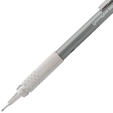 Portaminas Pentel Graph Gear 500 para dibujo técnico, 0.9mm, cuerpo gris, (PG529BP) de Pentel