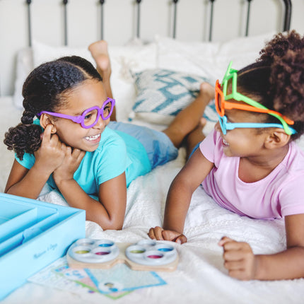 Melissa & Doug Las Pistas de Blue y Tú! Juego de rol de oculista, juguete de juego de rol para niños de 3 años en adelante, regalo para niños o niñas, materiales con certificación FSC