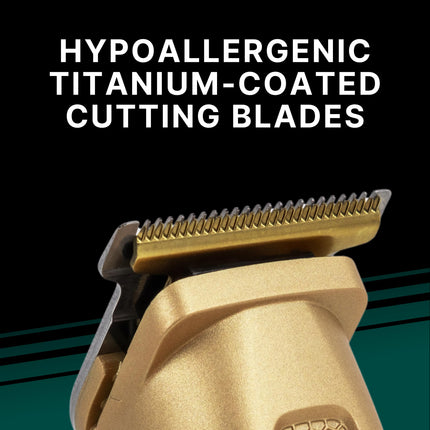 Recortadora todo en uno Conair para hombres - Recortadora de vello de nariz, barba, bigote y cuerpo - Kit de aseo masculino de 19 piezas para manscaping - Resistente al agua - Recargable