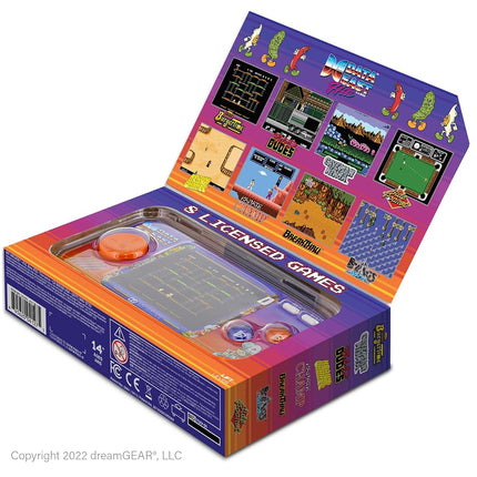 My Arcade Data East Hits Mini Arcade Games Console - Pocket Player Table Top Arcade Machine, Portable Handheld Game, Retro Gaming Console, Mini Retro Games Machines for Kids & Adults