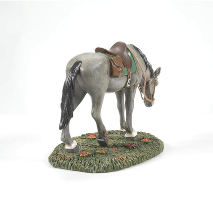 Department 56 Snow Village Halloween Accessories Gunpowder The Horse Figurine, 3.2 Inch, Multicolor