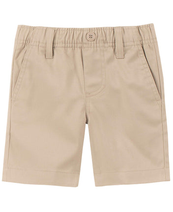 Nautica Boys' School Uniform Flat Front Twill Shor