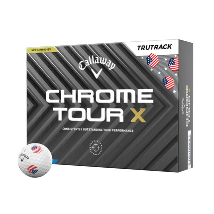 Callaway Golf Chrome Tour X Golf Ball 2024 - USA T