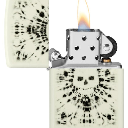 Zippo Glowing Skull Design Glow in The Dark Pocket Lighter