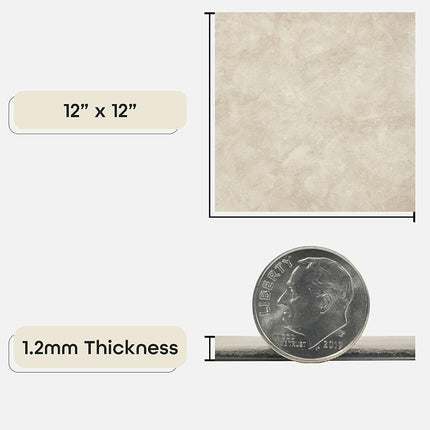 Achim Home Furnishings Ftvma45020 Nexus Self Adhesive 20 Vinyl Floor Tiles, 30cm