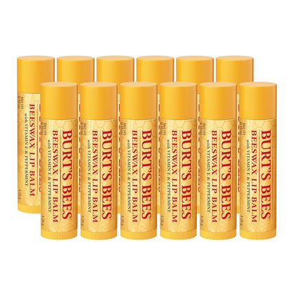 Burt's Bees Lip Balm - Original Beeswax 12 Count P