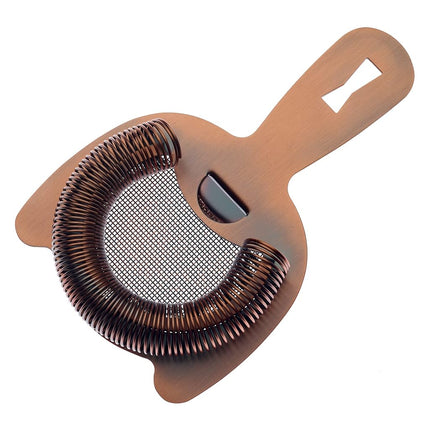 Barfly Fine Mesh Spring Strainer, Antique Copper