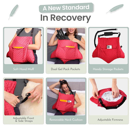 MOYOAMA Hysterectomy Pillow Post Surgery for Hysterectomy Recovery Must Haves- Surgery Pillow for Abdomen, Abdominal Pillow Post Surgery, Abdominal Surgery Recovery Pillow for Hysterectomy Gifts