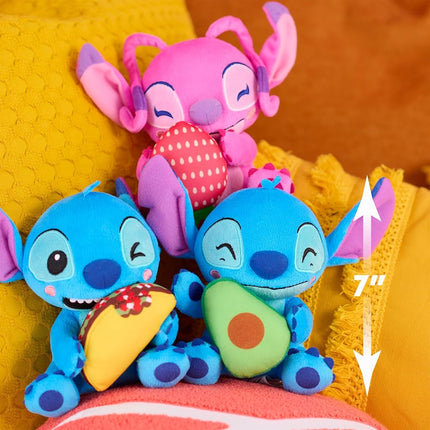 Just Play Stitch Disney Small 7-Inch Plush Stuffed Animal, Stitch with Avocado, Officially Licensed Kids Toys for Ages 2 UpQ