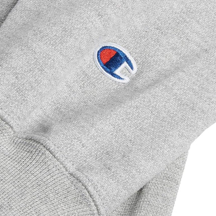 Champion Men's gf68reverse Hoody, Oxford Gray/Left Chest C Logo, S UK