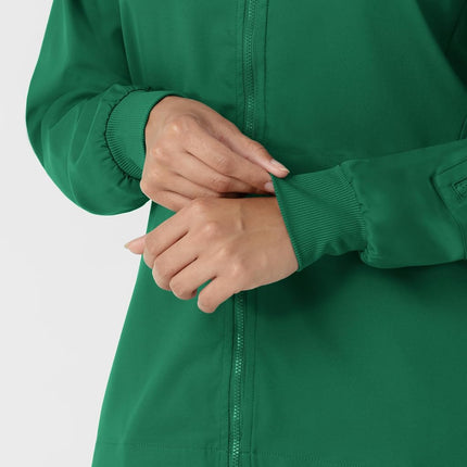 WonderWink womens Jacket, Hunter, Large