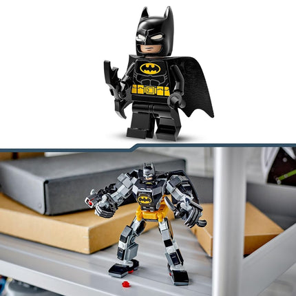 LEGO DC Batman Mech Armour Super-Hero Toy for Kids, Collectible Set with Robot Action Figure and Minifigure, Small Creative Gift for 6 Plus Year Old Boys, Girls 76270