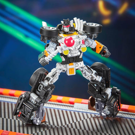 Transformers Collaborative Hot Wheels® x Transformers Bone Shakerä, Deluxe Class 5-Inch Robot Action Figure Converts to Car, Car Toys for Ages 8+