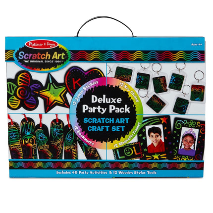 Melissa & Doug Scratch Art Deluxe Party Pack Craft Set