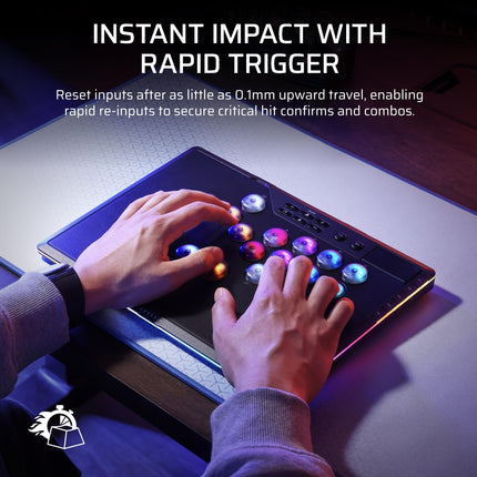 Corsair NOVABLADE PRO Wireless Hall Effect Leverless Controller – 15-Main Key Layout, 1000Hz Polling, 2.4GHz Wireless, SOCD, MGX Hyperdrive Hall Effect Magnetic Switches – PS5, PS4, PC – Black [PlayStation 5]