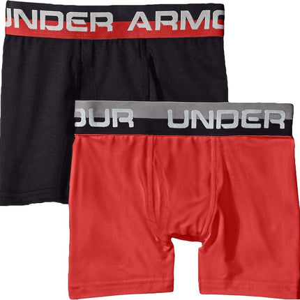 Under Armour boys2 Pack Performance Boxer Briefs B