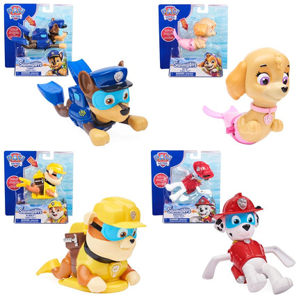 SwimWays Paw Patrol Paddlin' Pups Pool Toys & Outdoor Games, Bath Toys & Pool Party Supplies for Kids Aged 4 & Up, No Batteries Required, Chase