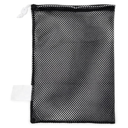 Champion Sports Mesh Equipment Bag (Black, 12 x 18