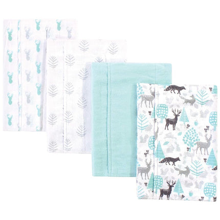 Hudson Baby Unisex Baby Cotton Flannel Burp Cloths