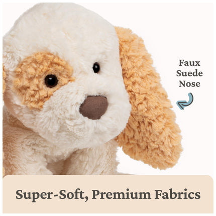 GUND Cozys Collection Peluche de perrito, peluche de perro para edades de 1 año en adelante, tostado/crema, 25.4 cm