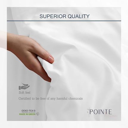 pointehaven 200 Thread Count Percale Sheet Set, Full, Cypress