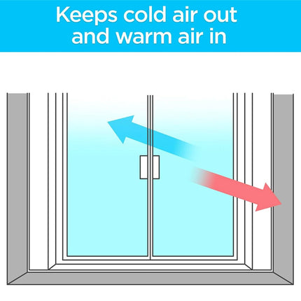 3M 2130W6 Indoor Window Insulator Kit, 3-Window Kit