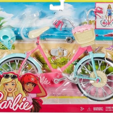 Barbie Bicycle with Basket of Flowers