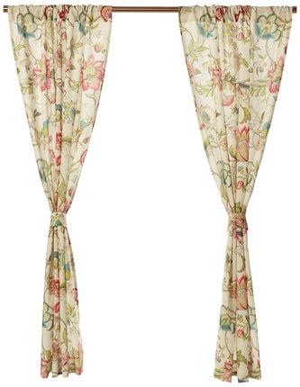 Ellis Curtain Brissac Tailored Panel Pair with Tie