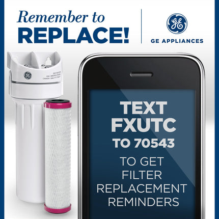 GE FXUTC 9-3/4L Under Sink Water Filter