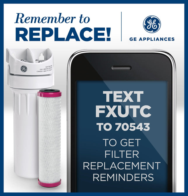 GE FXUTC 9-3/4L Under Sink Water Filter