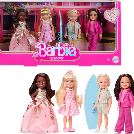 Barbie The Movie Chelsea Collectible 4-Pack Dolls,
