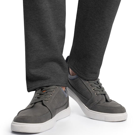 Fruit of the Loom Men's Eversoft Fleece Sweatpants Track Pants, Mottled Black, 3XL