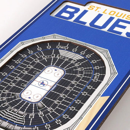 YouTheFan NHL St. Louis Blues 3D Stadium 6x19 Banner - Enterprise Center