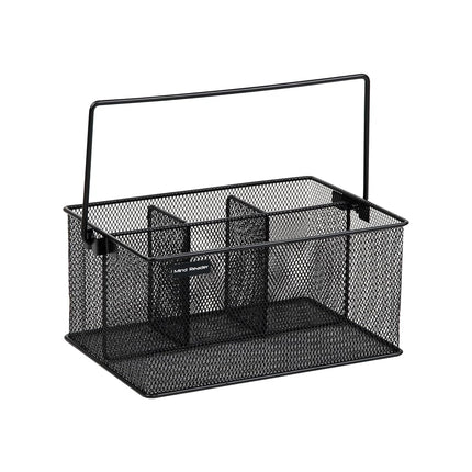 Mind Reader MESHBASKET-BLK Mesh Basket Storage, Metal, Black