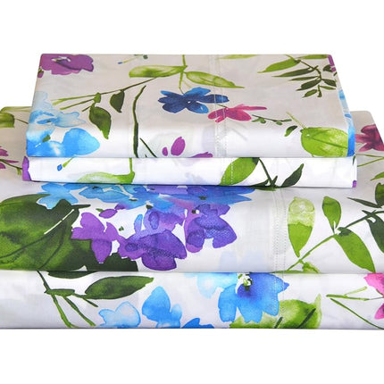 pointehaven 100% Cotton Percale Sheets Queen Size 