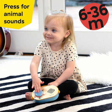 Baby Einstein + Hape Discovery Radio Toy Radio with Music & Lights, Ages 6 Months+