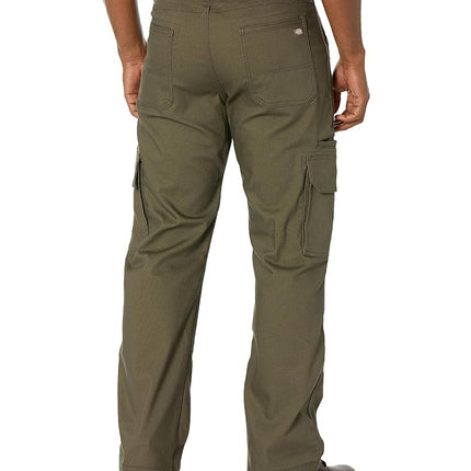 Dickies Men's Duratech Ranger Duck Cargo Pants – Utility Work Pants with Tool Pockets for Construction, Warehouse, Moss Green V1, 44W x 30L